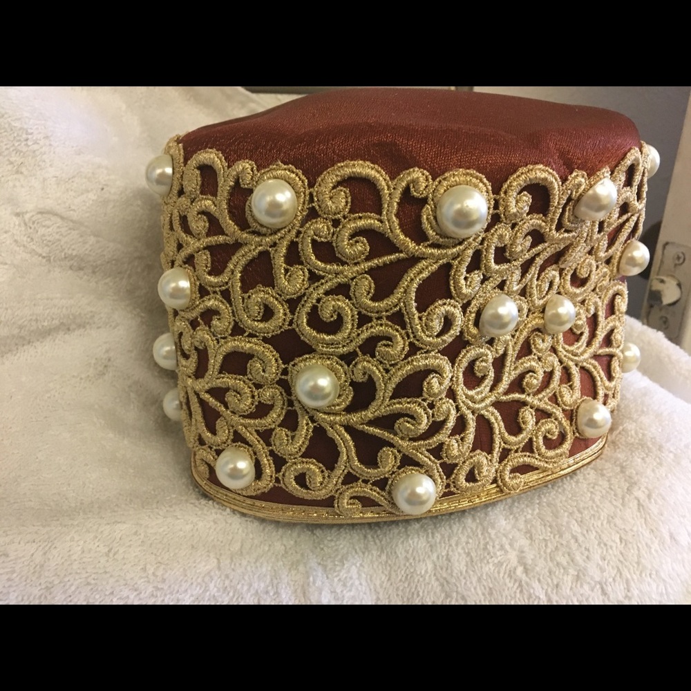 Beautiful pearl hat